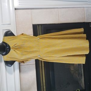 💥4/$20 Anthropology Girls from Savoy Vintage look Silk Dress. Size 8.